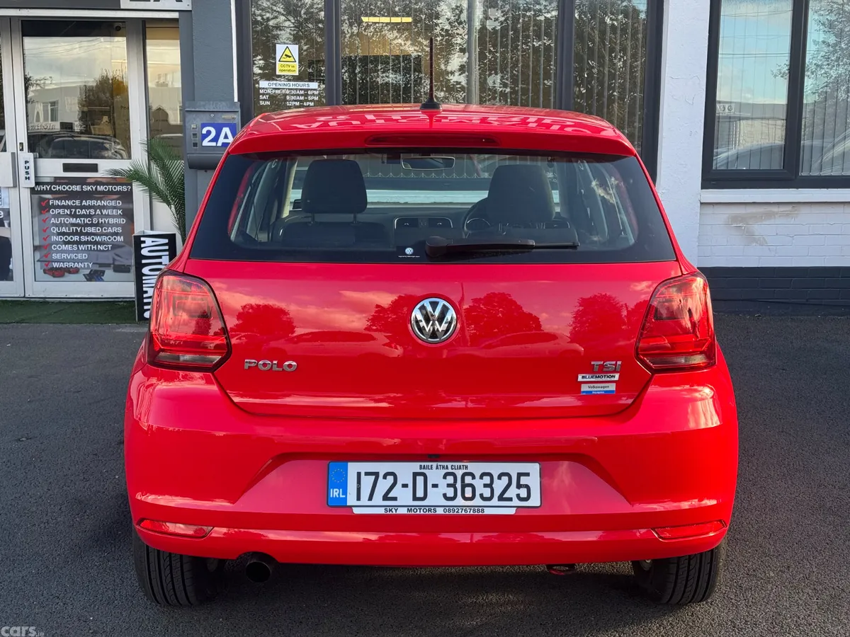 Volkswagen Polo Hatchback, Petrol, 2017, Red