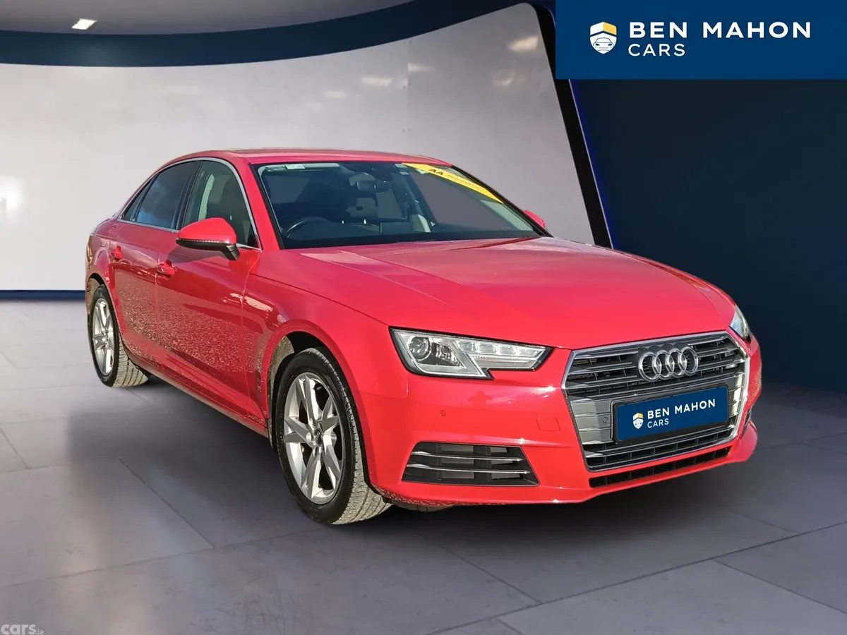 Audi A4 Saloon, Petrol, 2016, Red