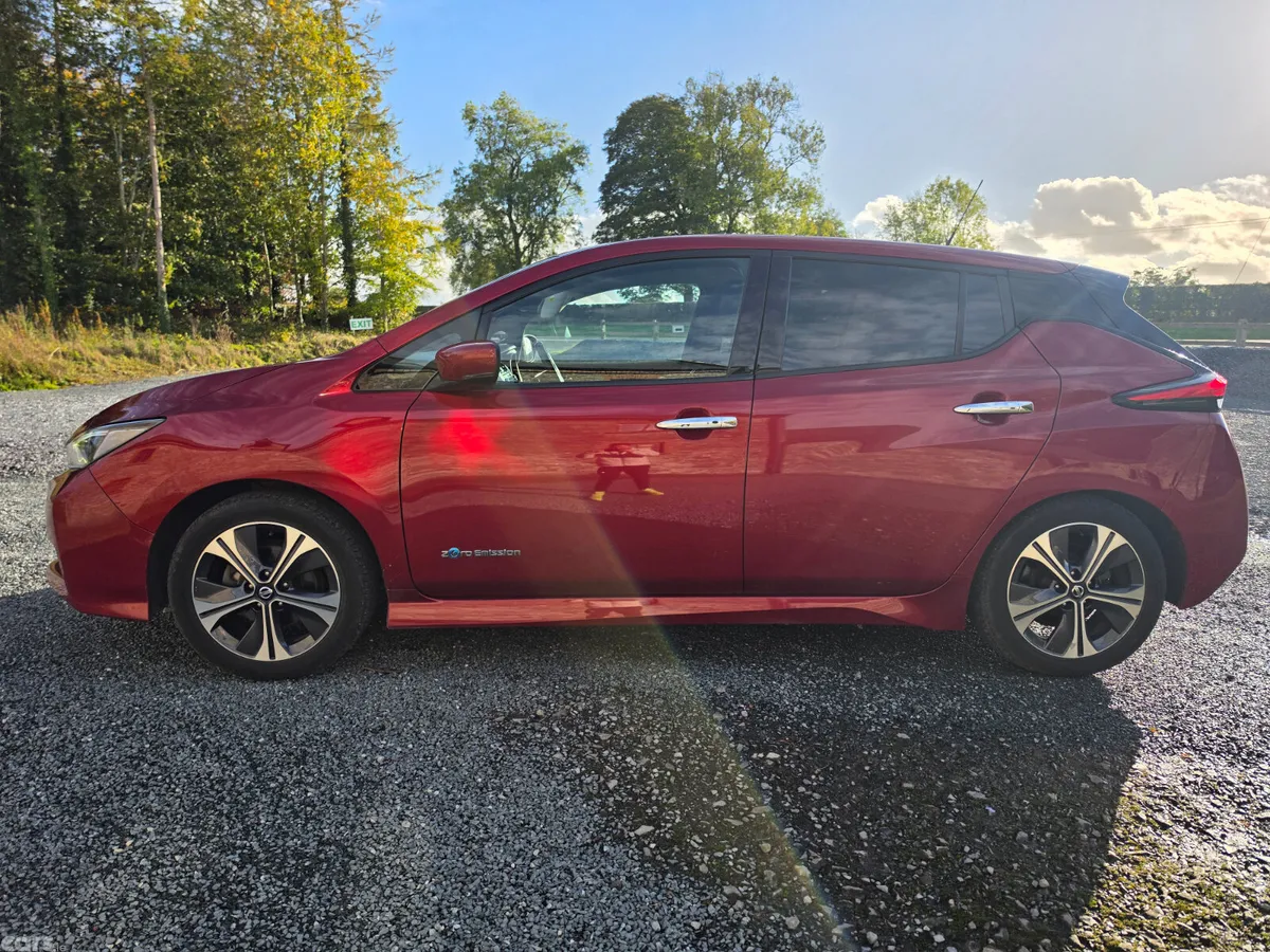 Nissan Leaf Hatchback, Electric, 2019, Red