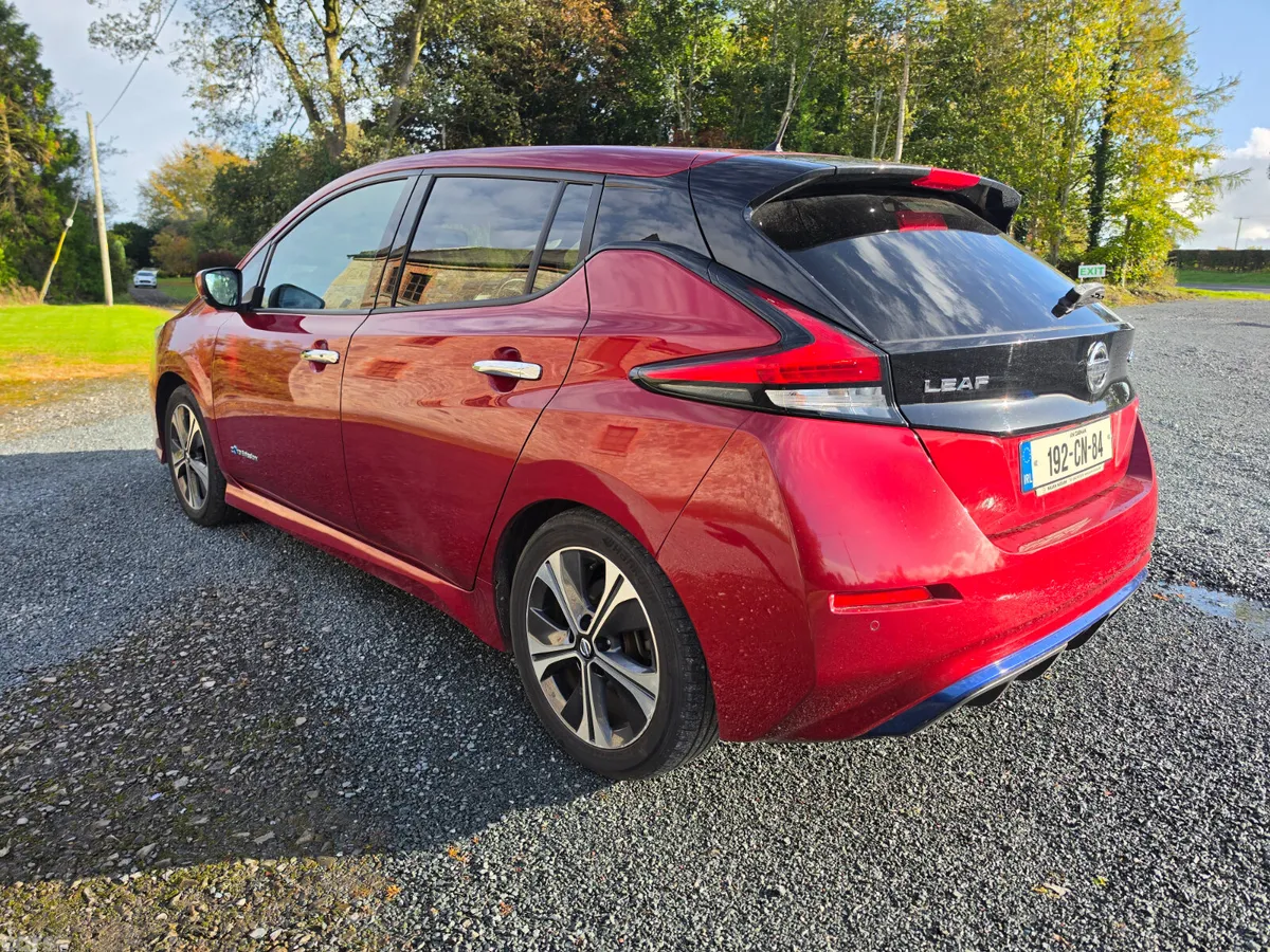 Nissan Leaf Hatchback, Electric, 2019, Red