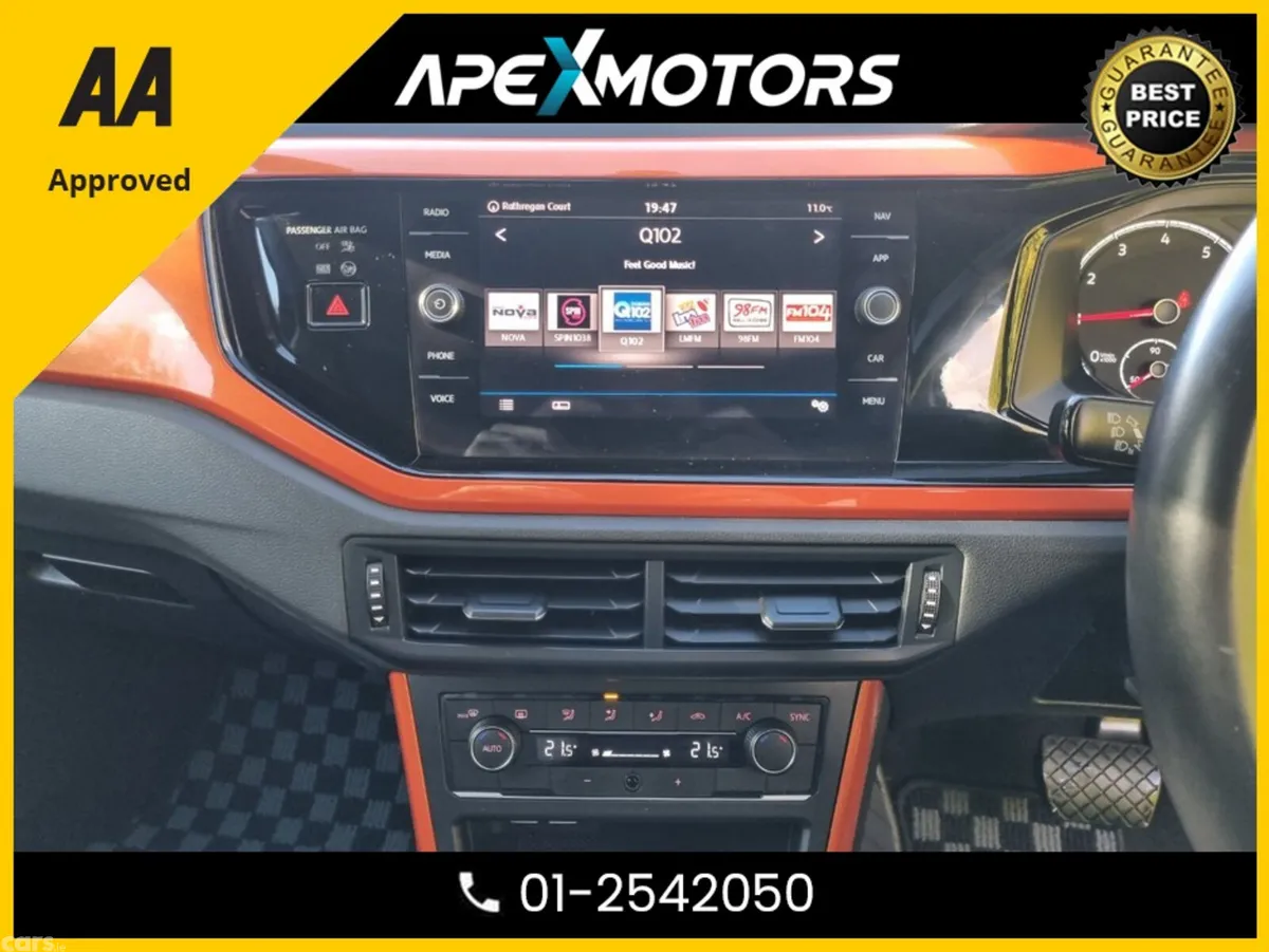 Volkswagen Polo Hatchback, Petrol, 2019, Orange