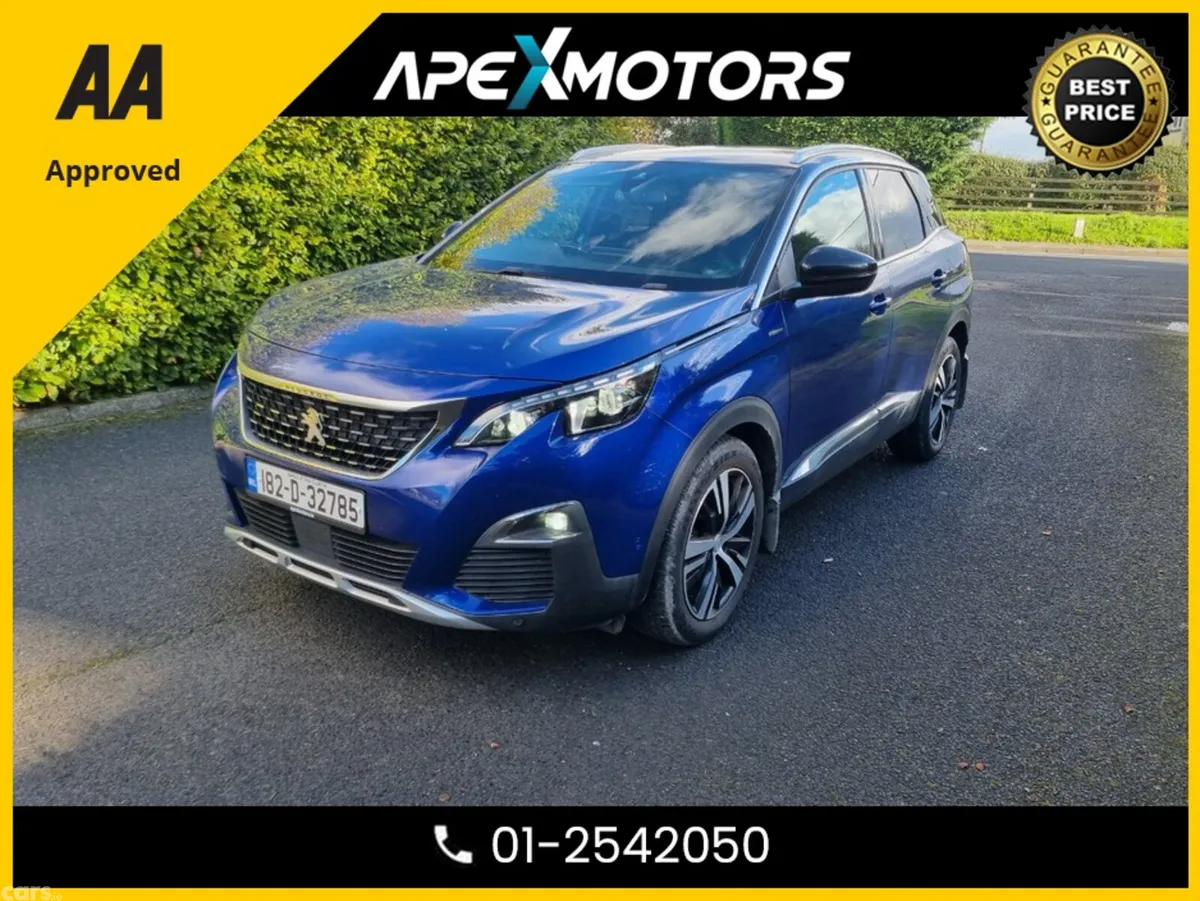 Peugeot 3008 SUV, Diesel, 2018, Blue