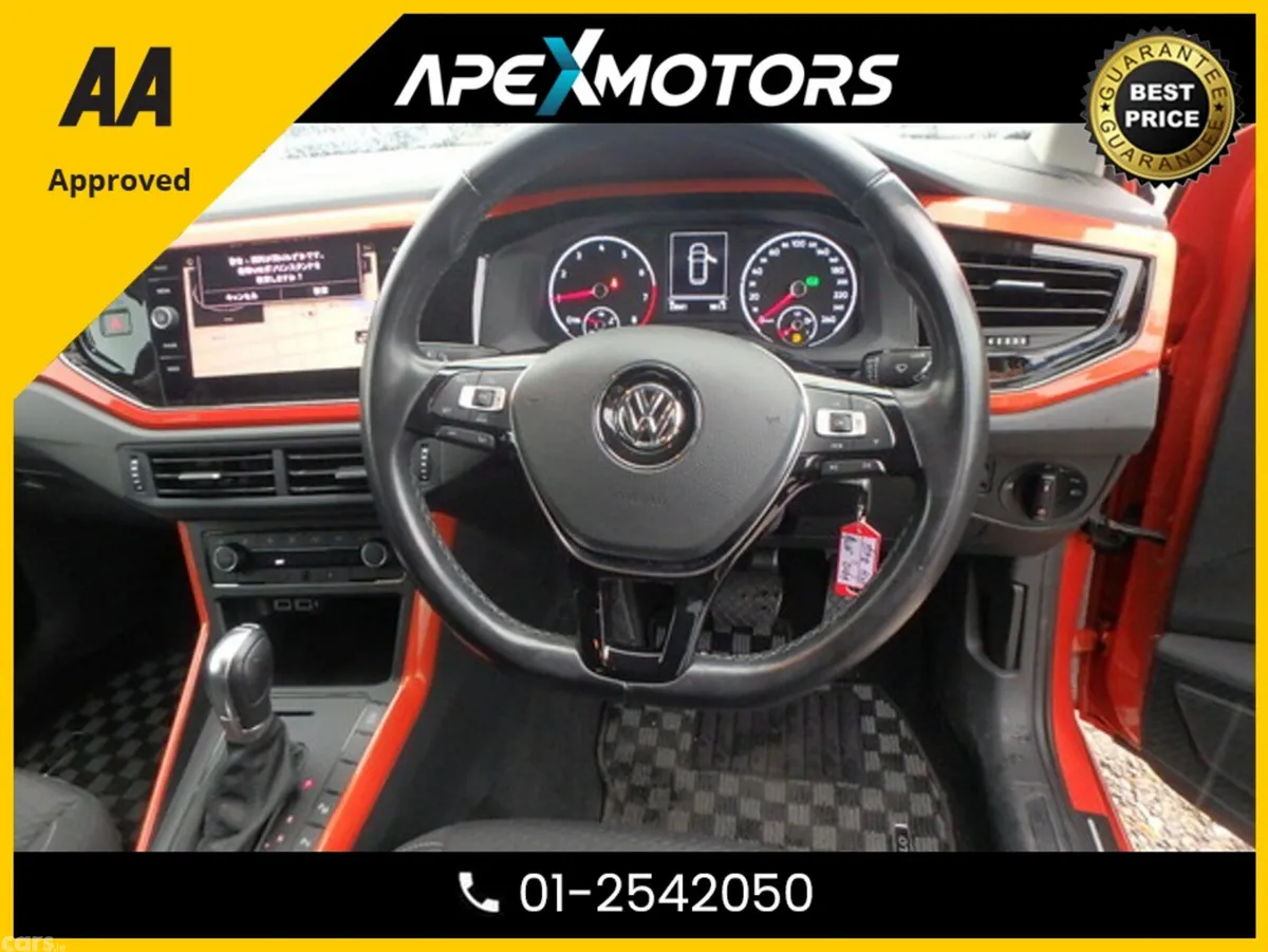 Volkswagen Polo Hatchback, Petrol, 2019, Orange