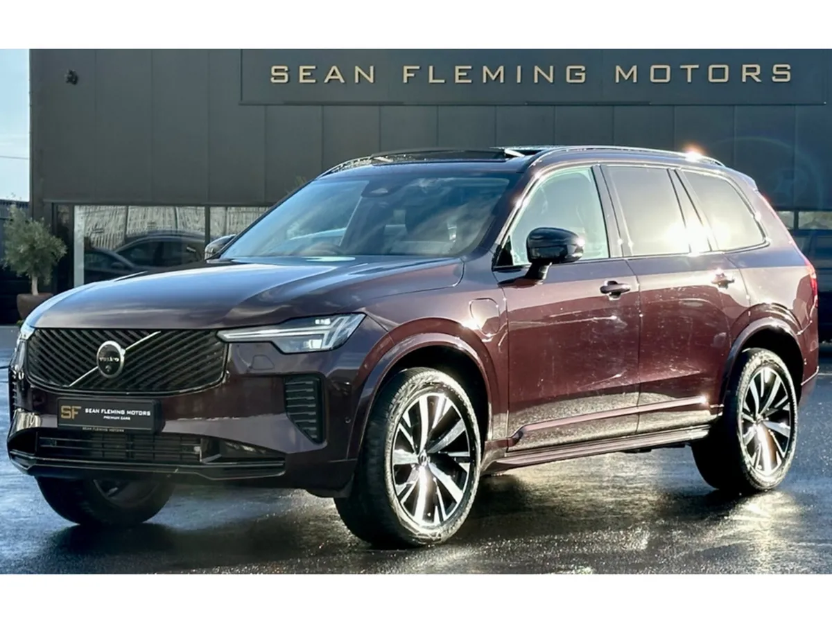 Volvo XC90 SUV, Petrol Plug-in Hybrid, 2025, Red