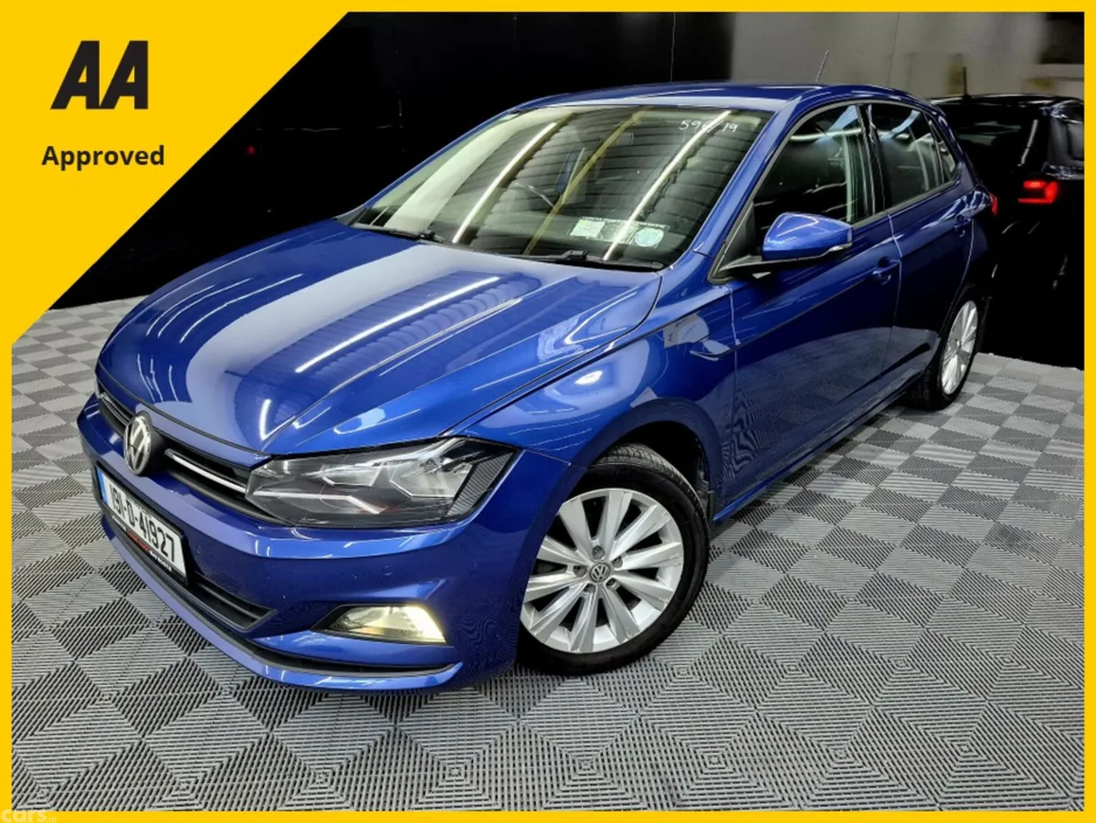 Volkswagen Polo Hatchback, Petrol, 2019, Blue
