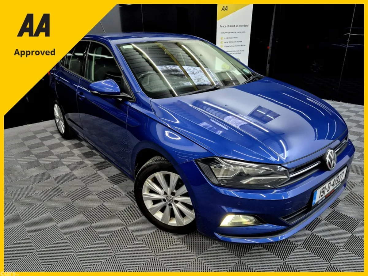 Volkswagen Polo Hatchback, Petrol, 2019, Blue