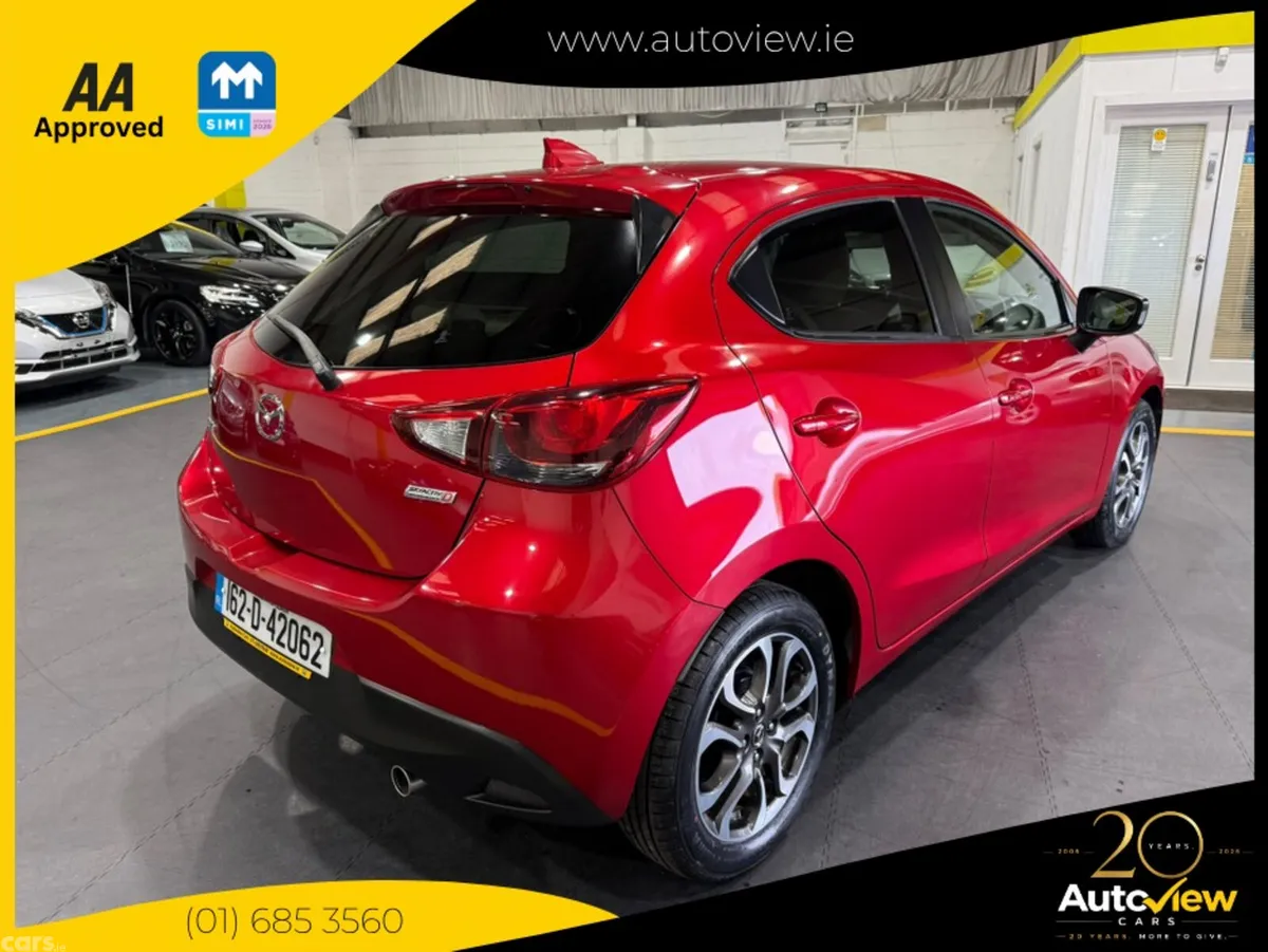 Mazda Demio Hatchback, Diesel, 2016, Red