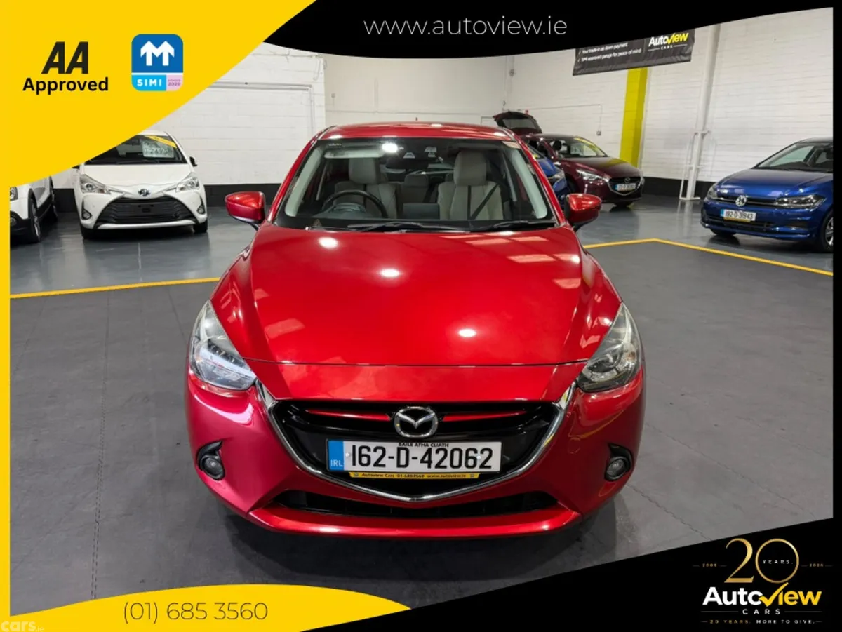 Mazda Demio Hatchback, Diesel, 2016, Red