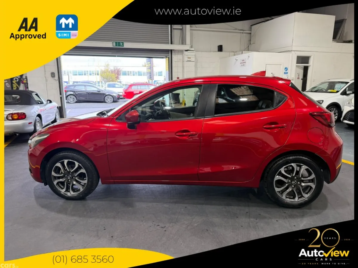 Mazda Demio Hatchback, Diesel, 2016, Red