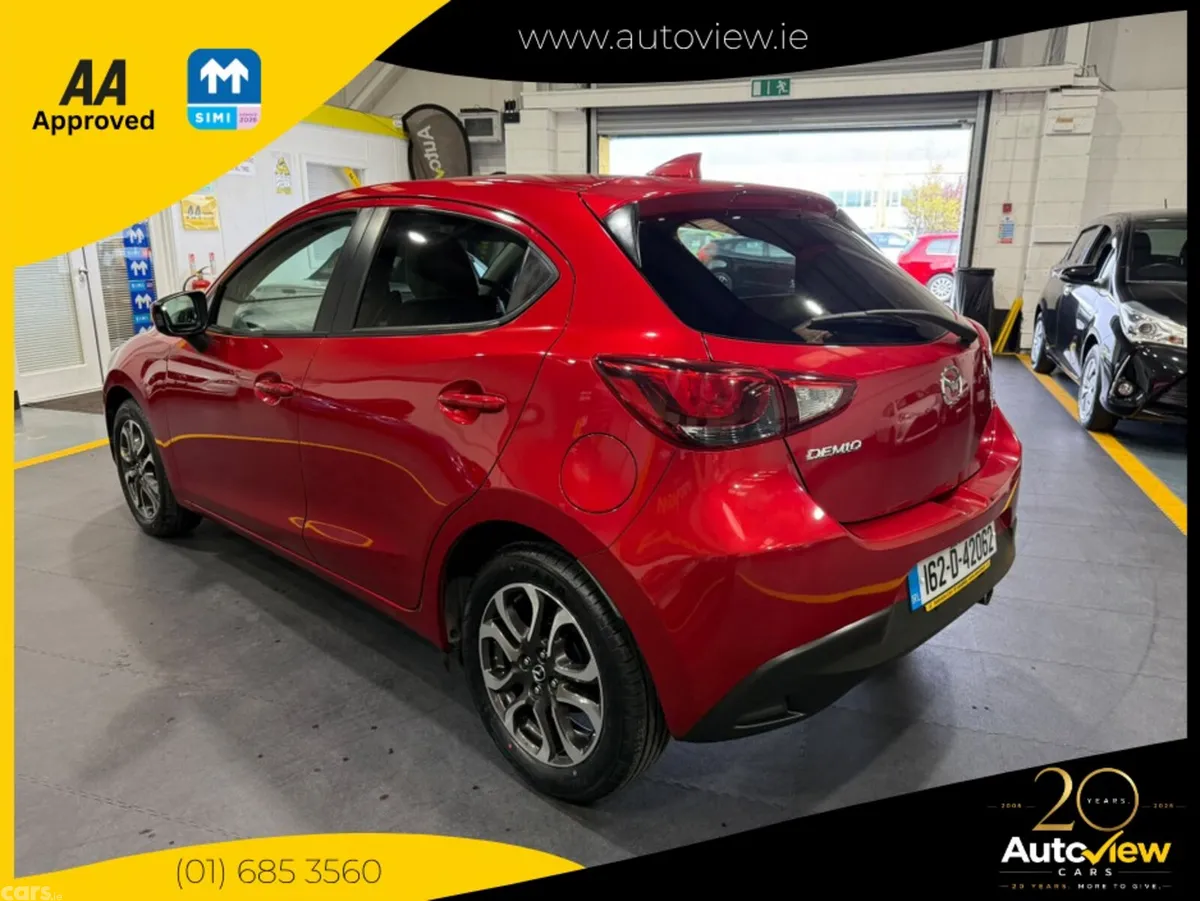 Mazda Demio Hatchback, Diesel, 2016, Red