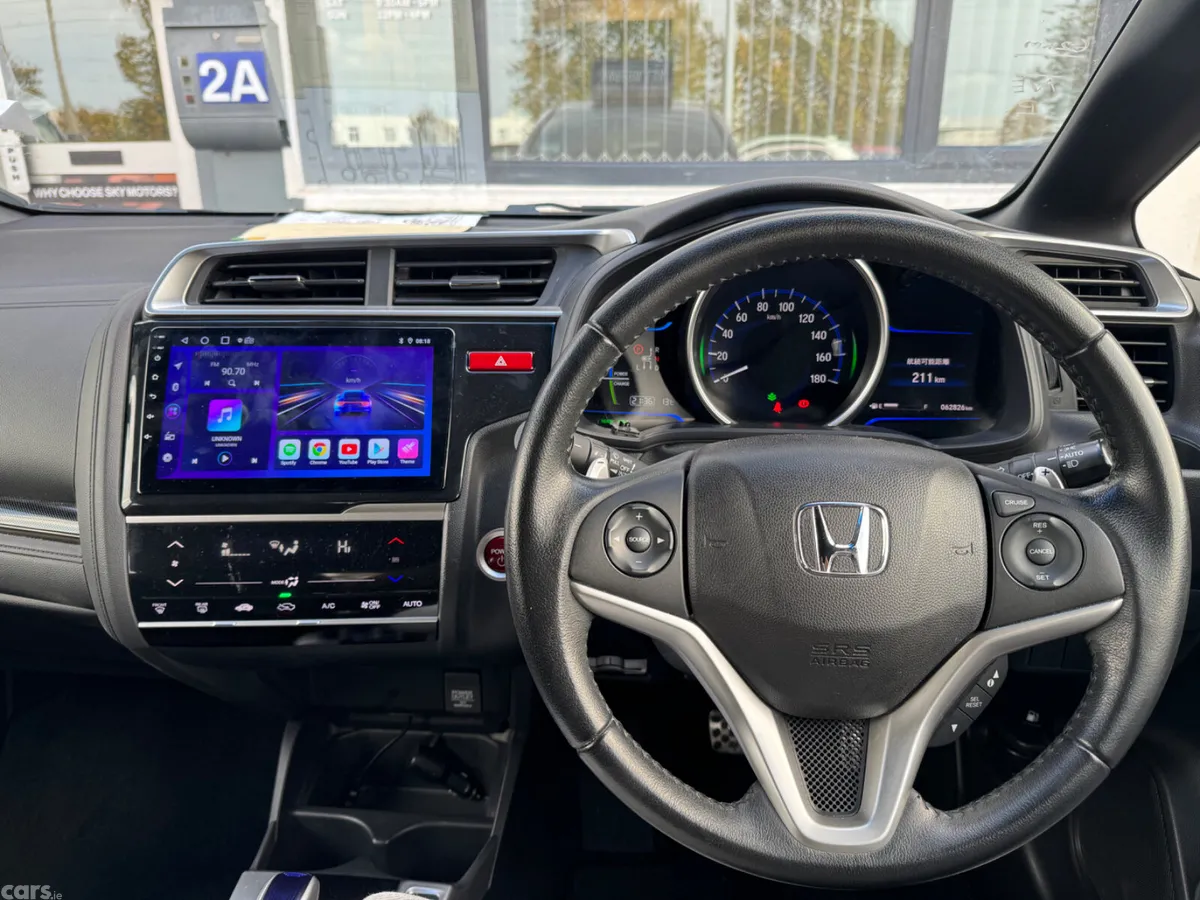 Honda Fit Hatchback, Petrol Hybrid, 2015, Black