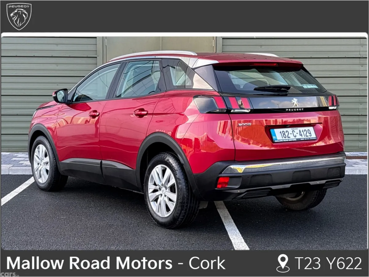 Peugeot 3008 MPV, Petrol, 2018, Red