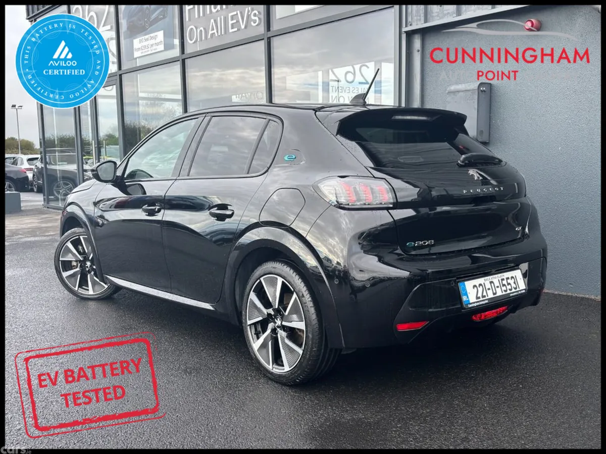 Peugeot 208 Hatchback, Electric, 2022, Black