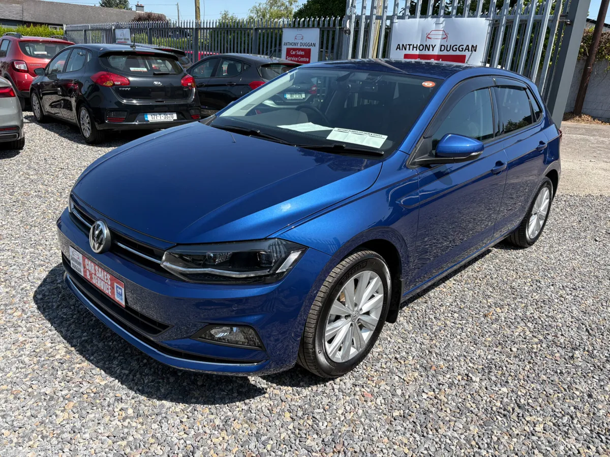 Volkswagen Polo Hatchback, Petrol, 2019, Blue