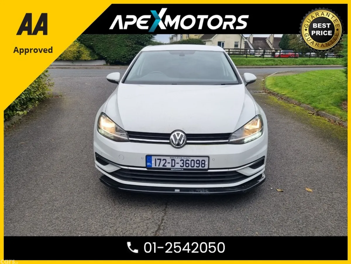 Volkswagen Golf Hatchback, Petrol, 2017, White