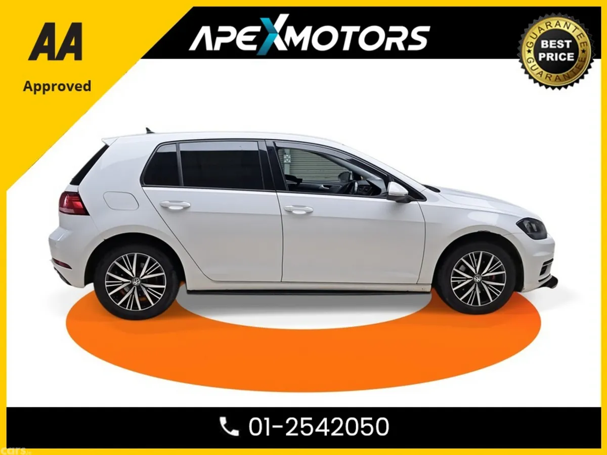 Volkswagen Golf Hatchback, Petrol, 2017, White