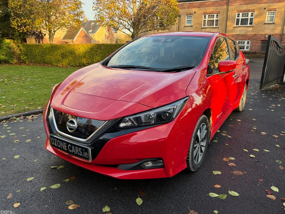 Nissan Leaf Hatchback, Electric, 2019, Red