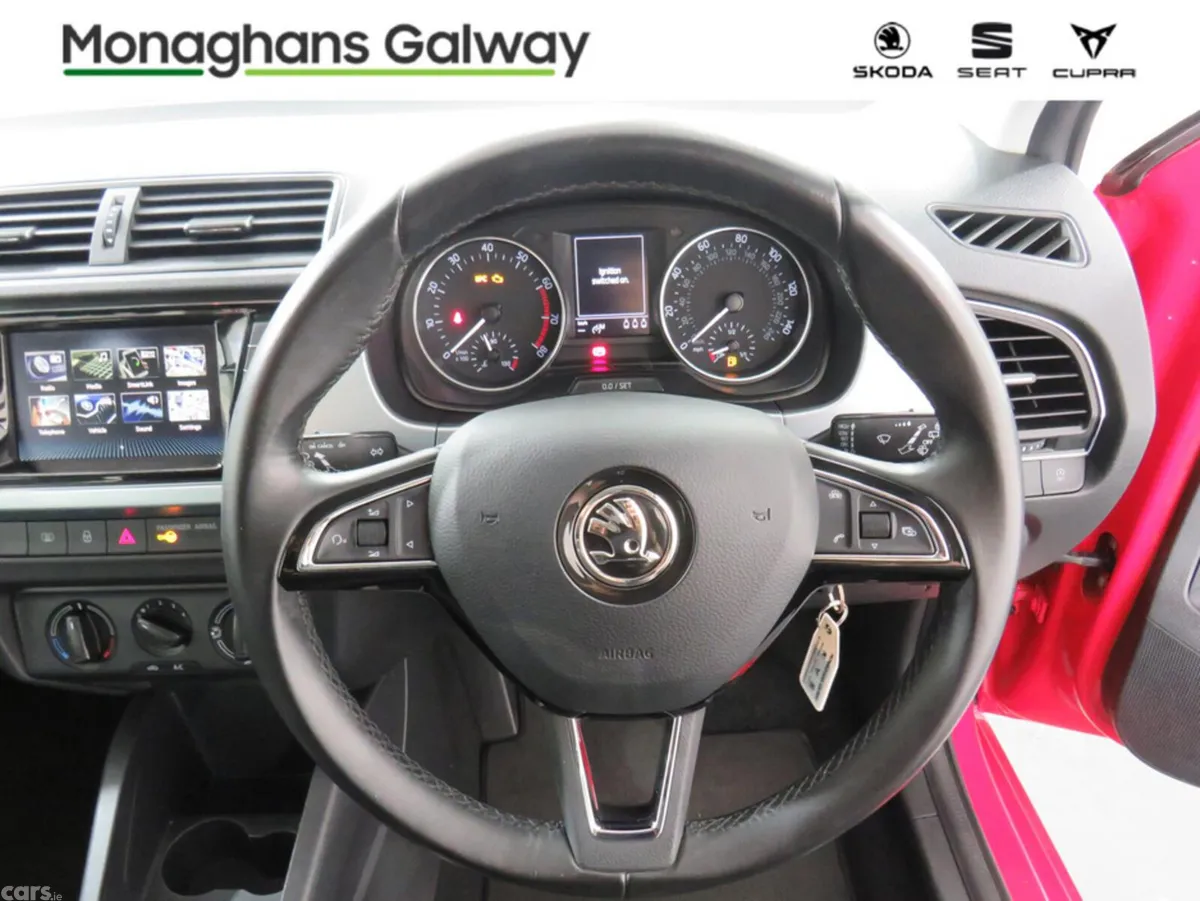 Skoda Fabia Hatchback, Petrol, 2018, Red