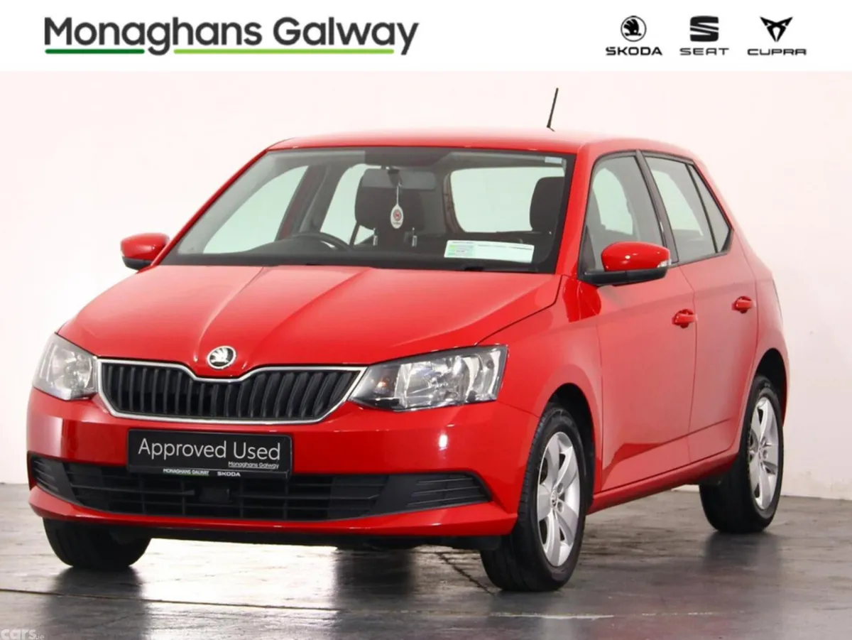 Skoda Fabia Hatchback, Petrol, 2018, Red