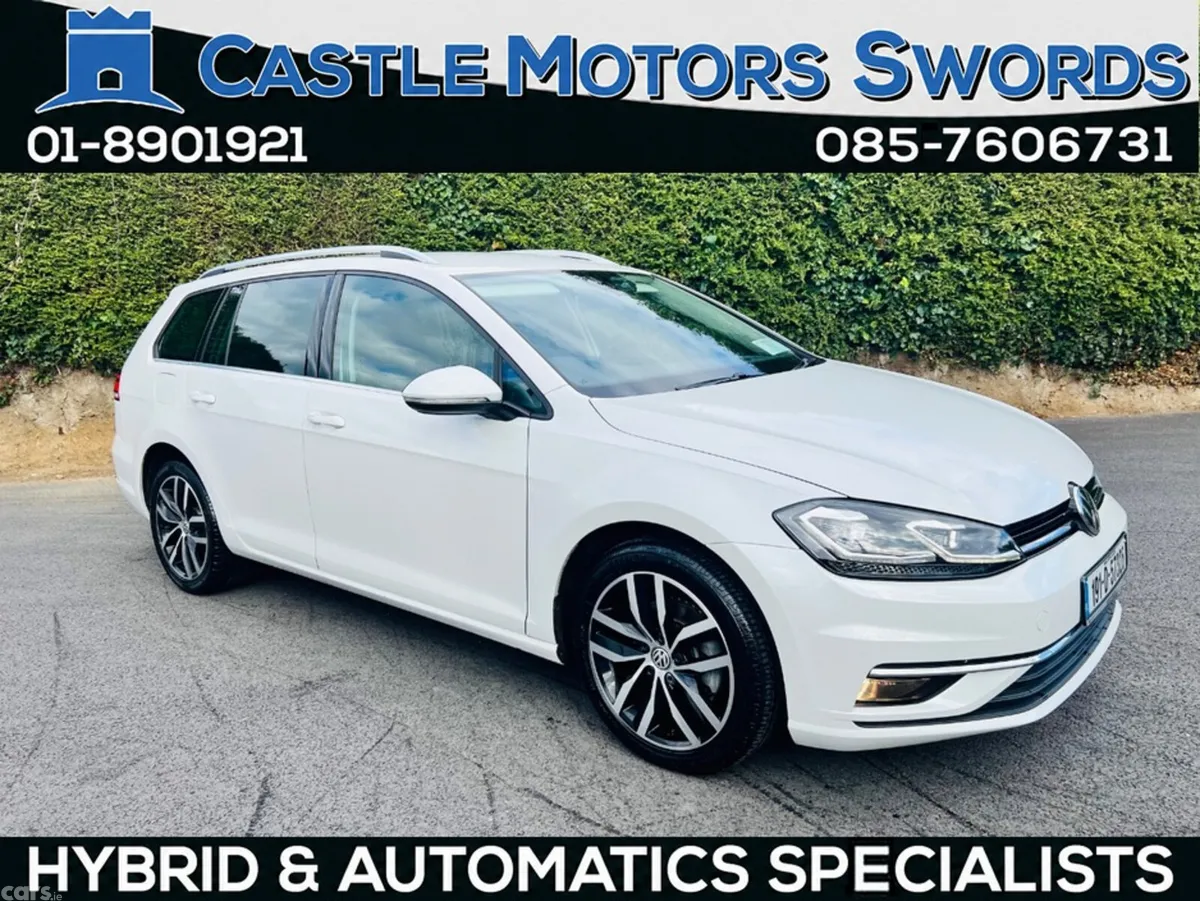 Volkswagen Golf Estate, Petrol, 2019, White