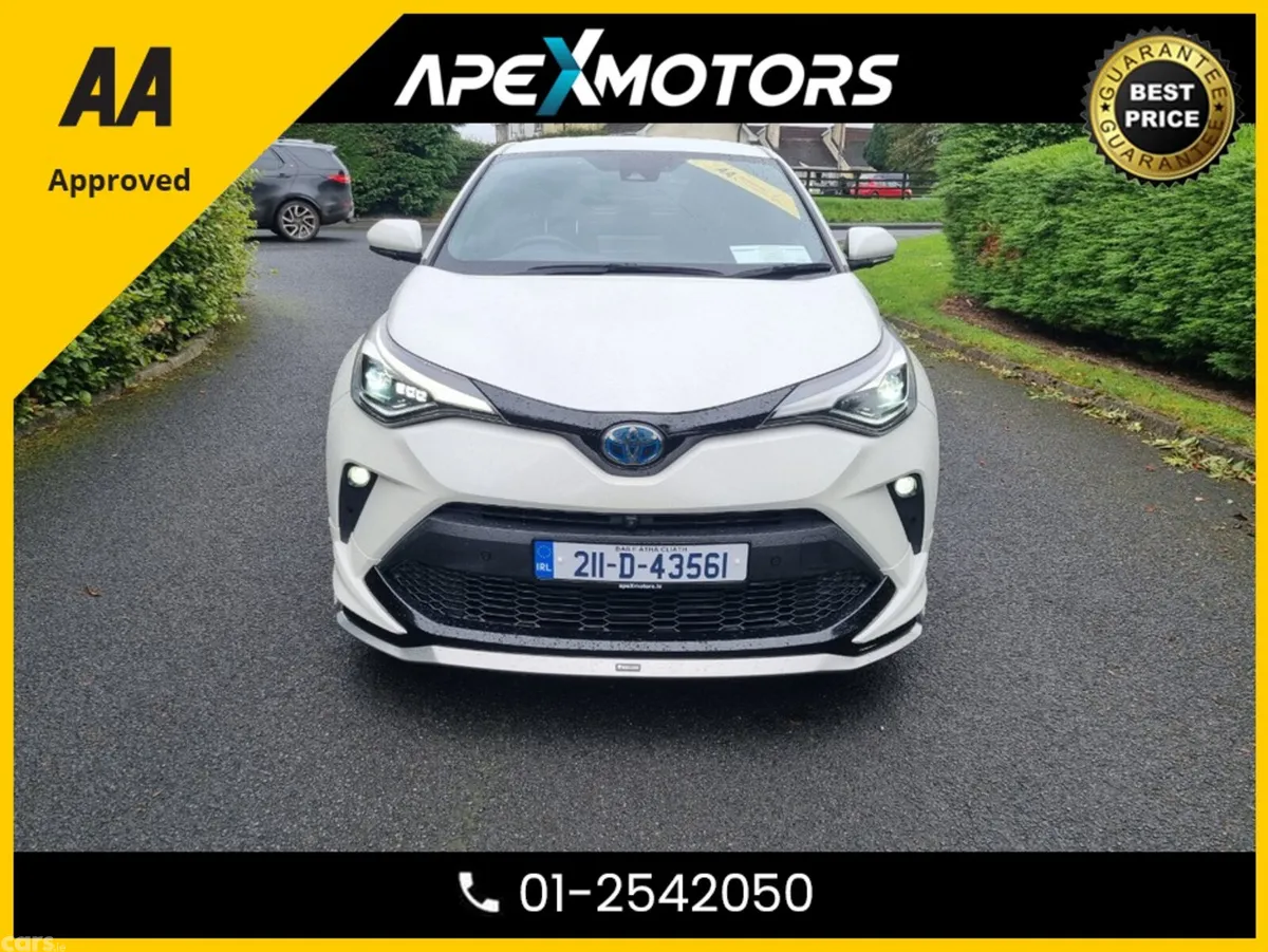 Toyota C-HR SUV, Petrol Hybrid, 2021, White