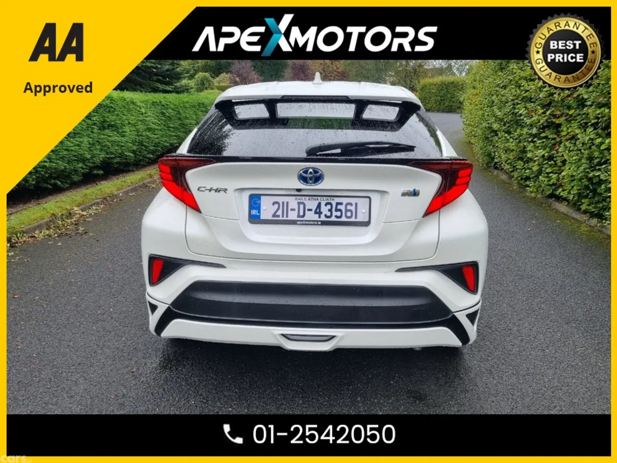 Toyota C-HR SUV, Petrol Hybrid, 2021, White