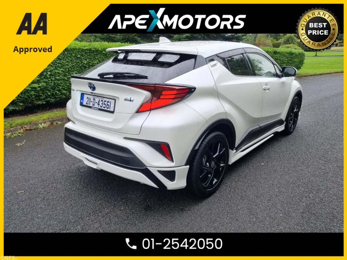 Toyota C-HR SUV, Petrol Hybrid, 2021, White