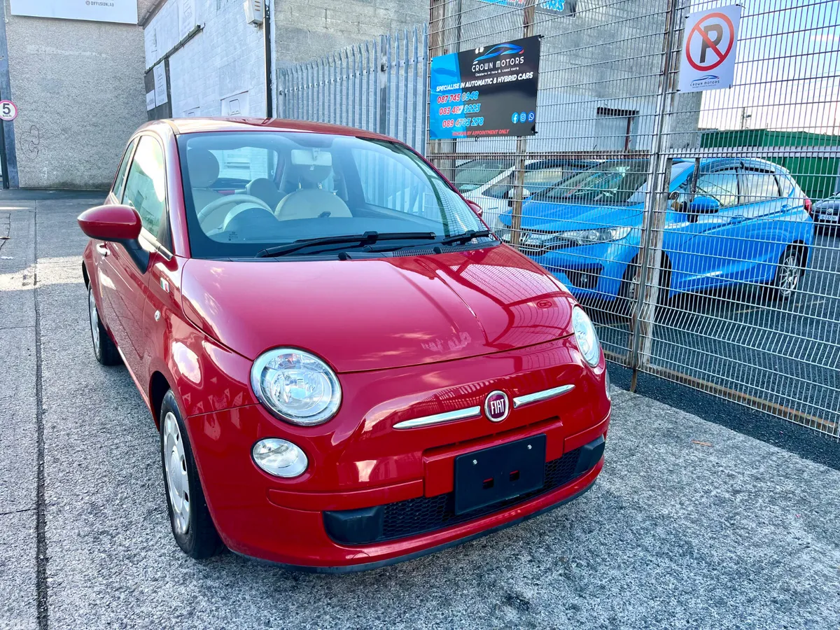 Fiat 500 Hatchback, Petrol, 2014, Red