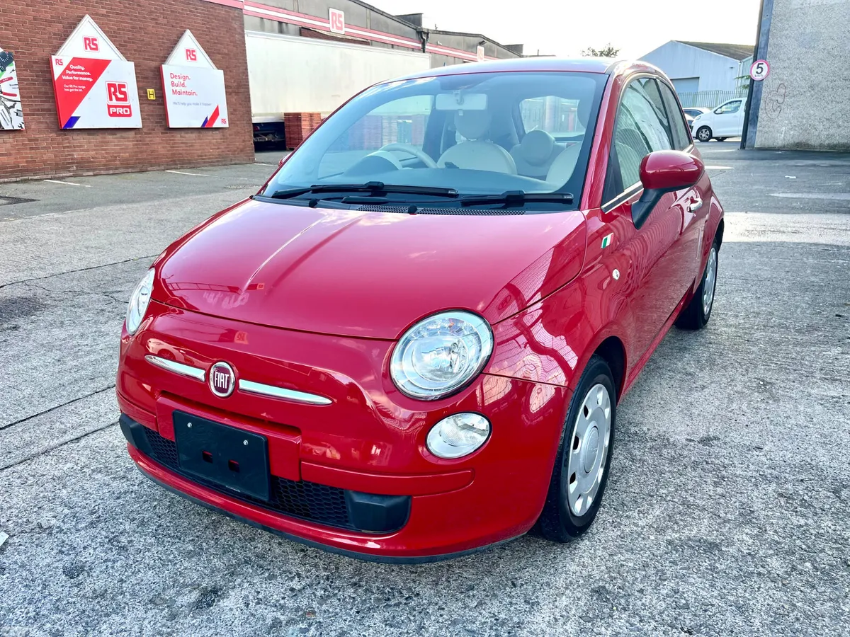 Fiat 500 Hatchback, Petrol, 2014, Red