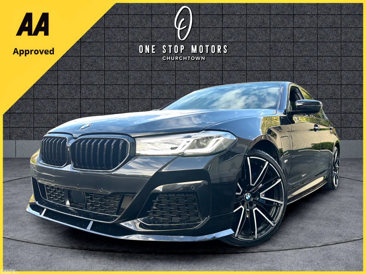 BMW 5-Series Saloon, Petrol Plug-in Hybrid, 2021, Black