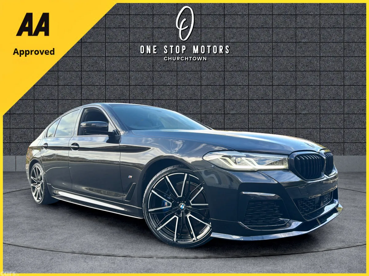 BMW 5-Series Saloon, Petrol Plug-in Hybrid, 2021, Black