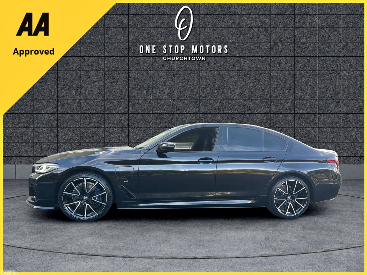 BMW 5-Series Saloon, Petrol Plug-in Hybrid, 2021, Black