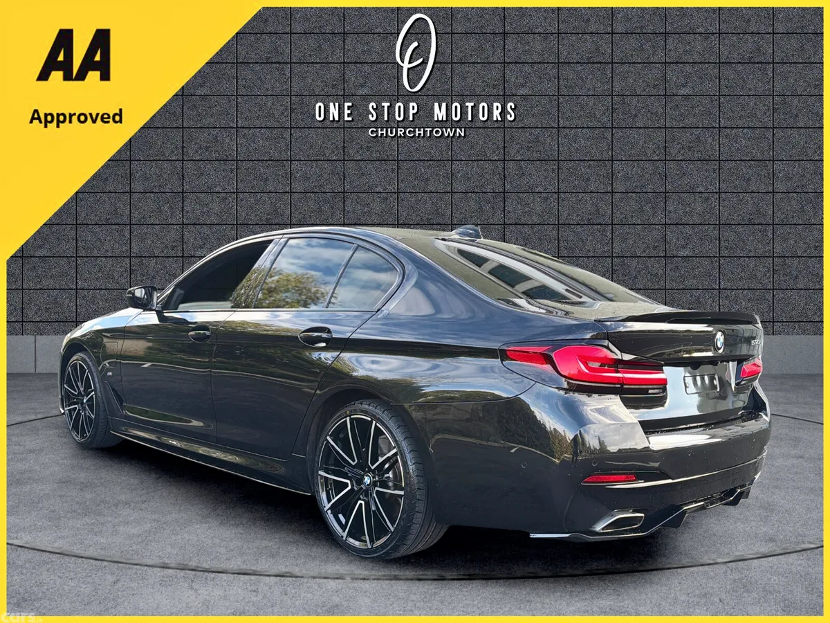 BMW 5-Series Saloon, Petrol Plug-in Hybrid, 2021, Black