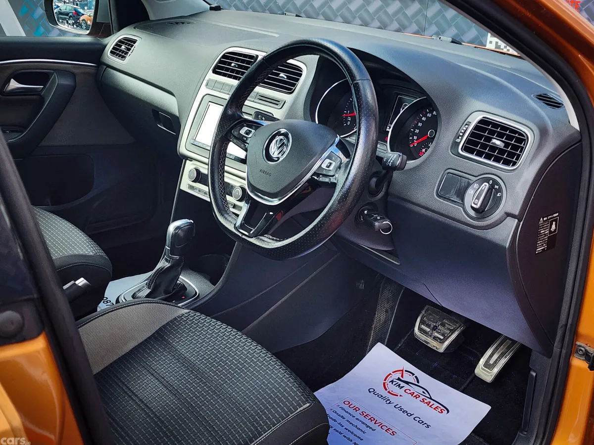 Volkswagen Polo Hatchback, Petrol, 2015, Orange