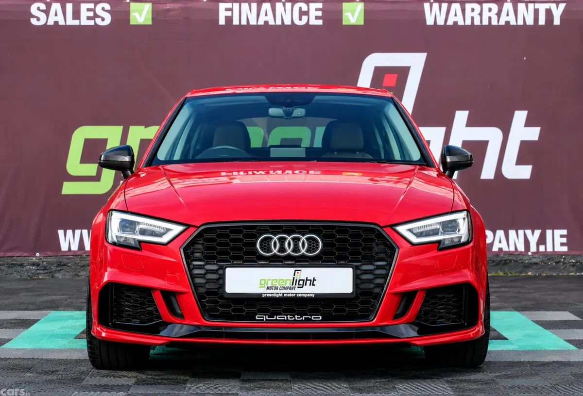 Audi A3 Saloon, Petrol, 2017, Red