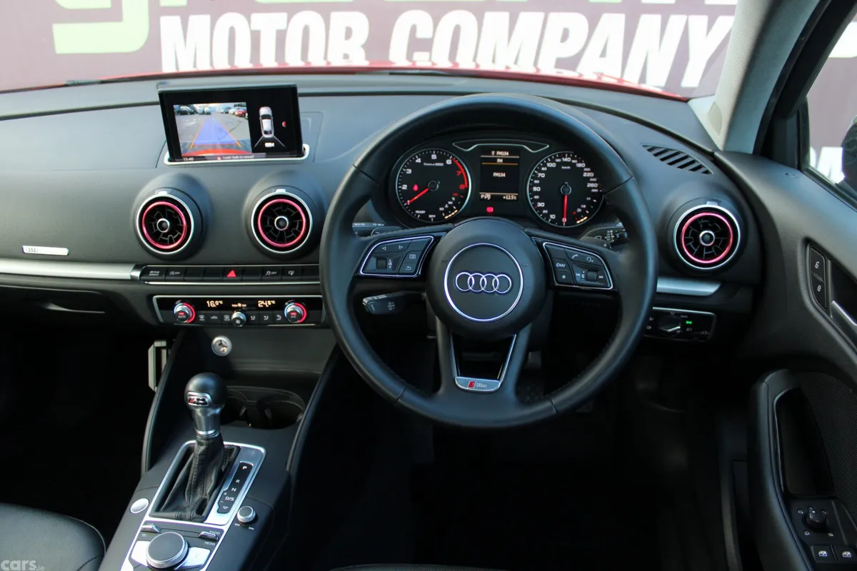 Audi A3 Saloon, Petrol, 2017, Red
