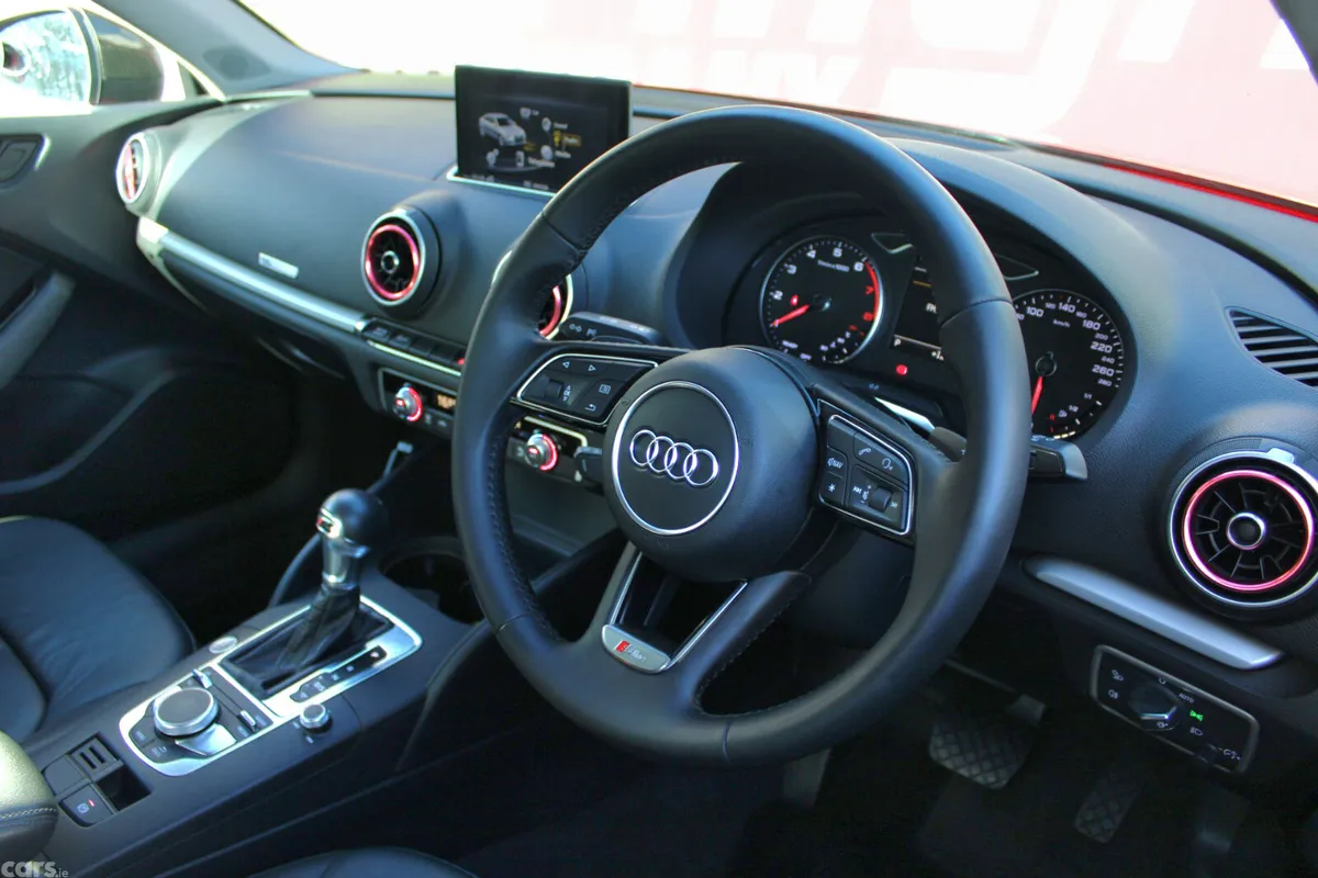 Audi A3 Saloon, Petrol, 2017, Red
