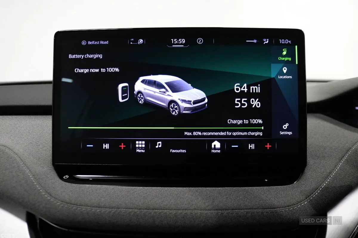 Skoda Enyaq SUV, Electric, 2023, Black