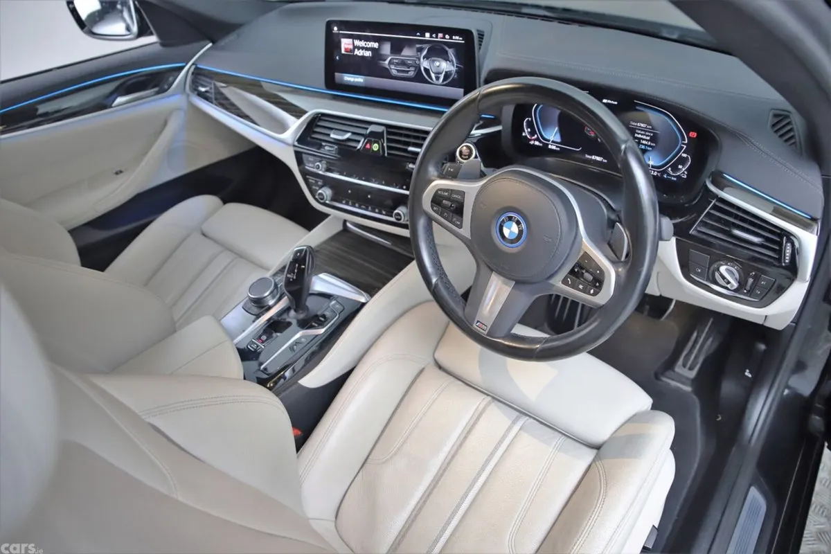 BMW 5-Series Saloon, Petrol Plug-in Hybrid, 2023, Black