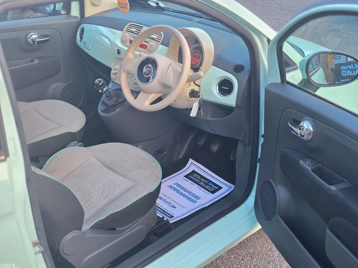 Fiat 500 Hatchback, Petrol, 2015, Green