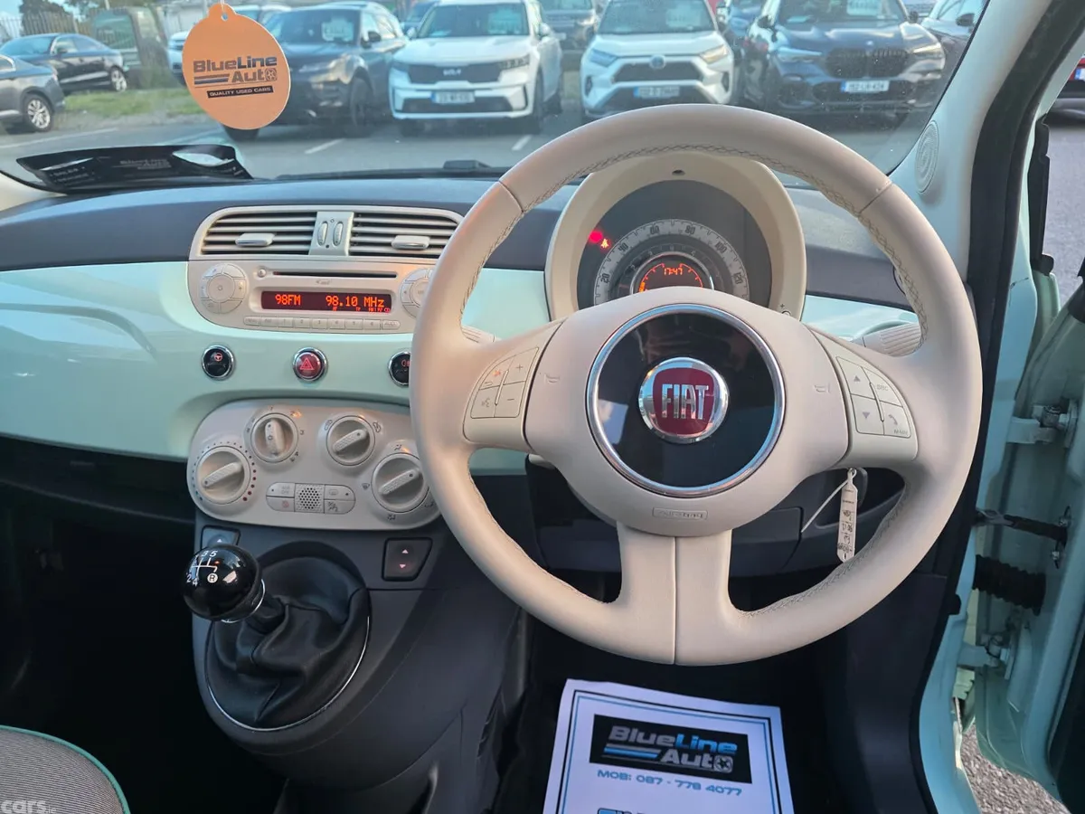 Fiat 500 Hatchback, Petrol, 2015, Green