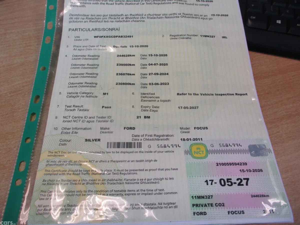 Ford Focus Hatchback, Diesel, 2011, Silver