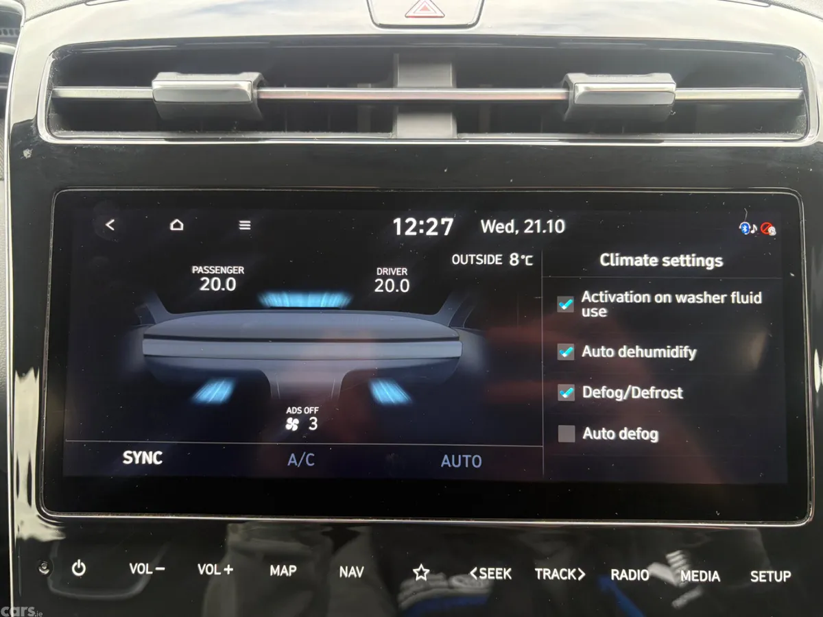 Hyundai Tucson SUV, Petrol Hybrid, 2021, Blue