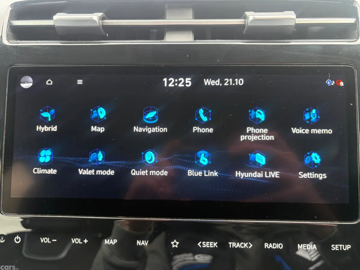 Hyundai Tucson SUV, Petrol Hybrid, 2021, Blue