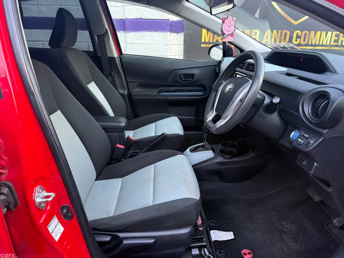 Toyota Aqua Hatchback, Petrol Hybrid, 2013, Red