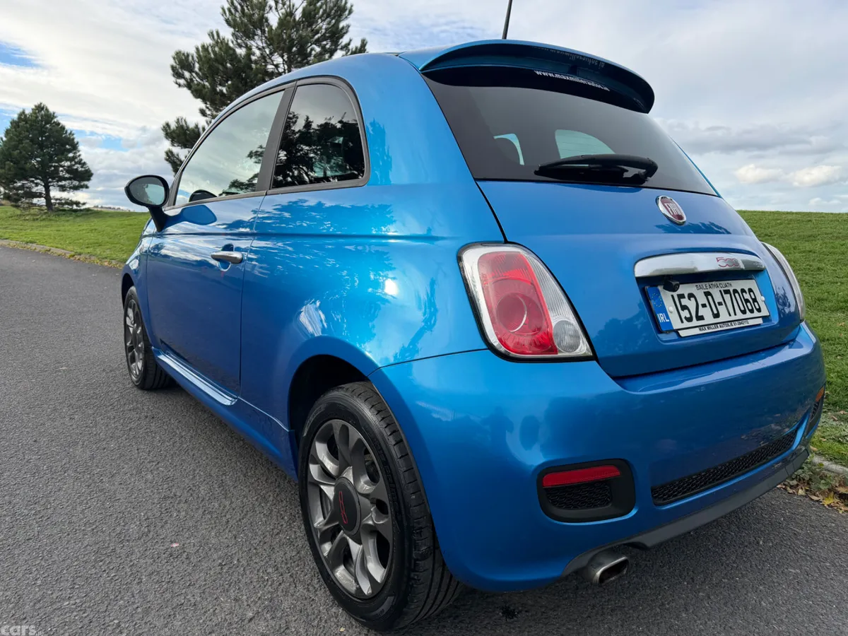 Fiat 500 Hatchback, Petrol, 2015, Blue