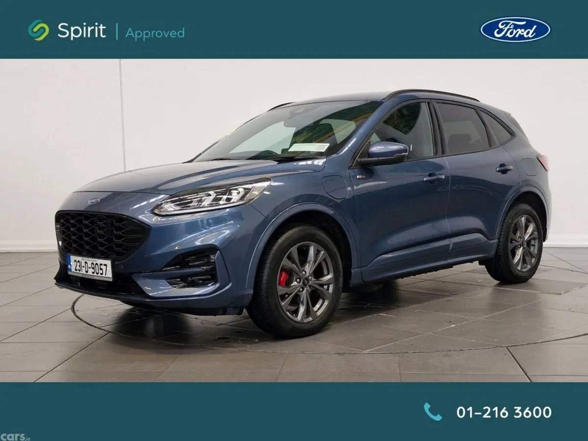 Ford Kuga SUV, Petrol Plug-in Hybrid, 2023, Blue