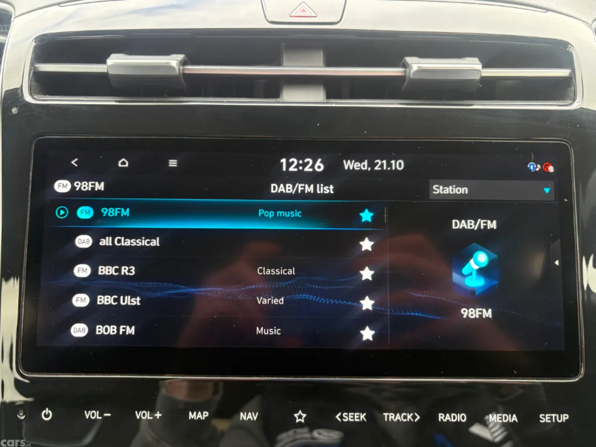 Hyundai Tucson SUV, Petrol Hybrid, 2021, Blue