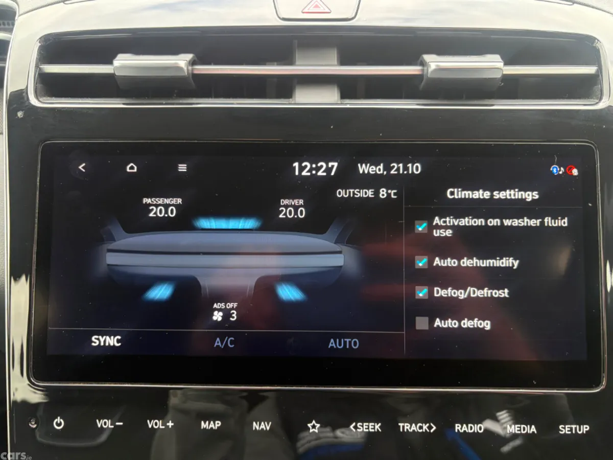 Hyundai Tucson SUV, Petrol Hybrid, 2021, Blue
