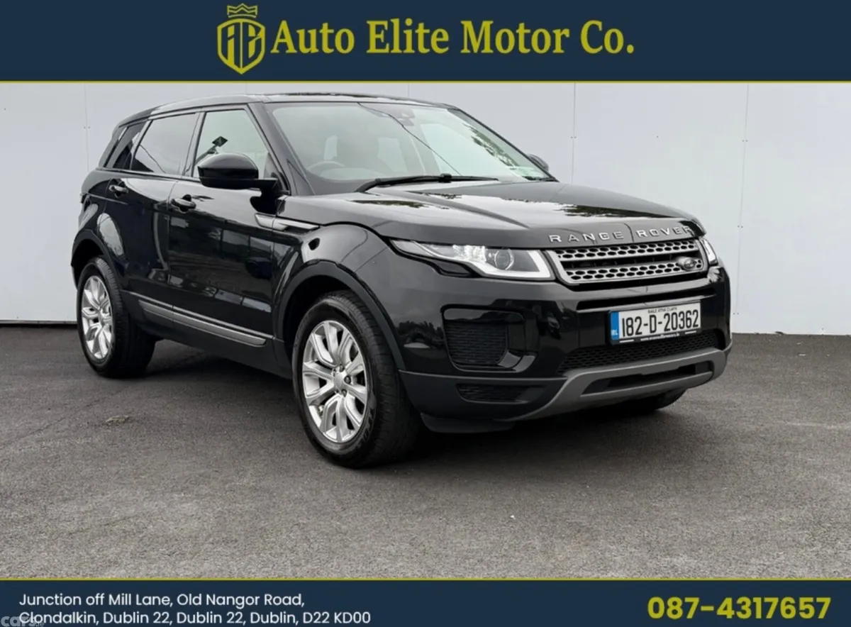 Land Rover Range Rover Evoque SUV, Diesel, 2018, Black